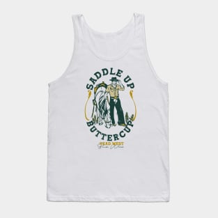 Saddle Up Buttercup: Cool Retro Western Rodeo Cowboy Tank Top